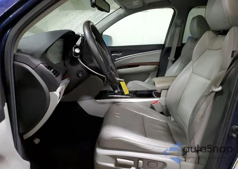 2014 Acura Mdx Technology из США, поврежденный, VIN 5FRYD4H41EB022960